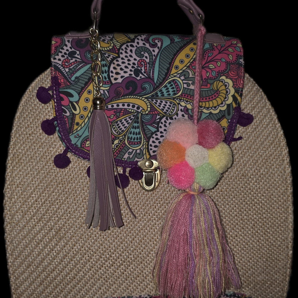 Colorful Patterned Women's Bag